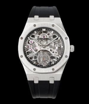 تطلق AP ساعة Royal Oak Series AP الأوتوماتيكية الهيكلية التوربيون العائمة الأوتوماتيكية. حركة توربيون ذاتية التعبئة كاليبر 2972 ​​تم تطويرها ذاتيًا