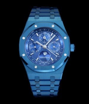 ساعة AP Audemars Piguet Royal Oak ذات وظيفة معقدة بتقويم دائم. الموديل: 26574ST.OO.1220ST.01