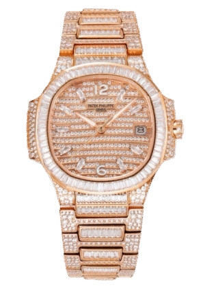 باتيك فيليب 7021 السيدات نوتيلوس كامل الماس طبعة محدودة