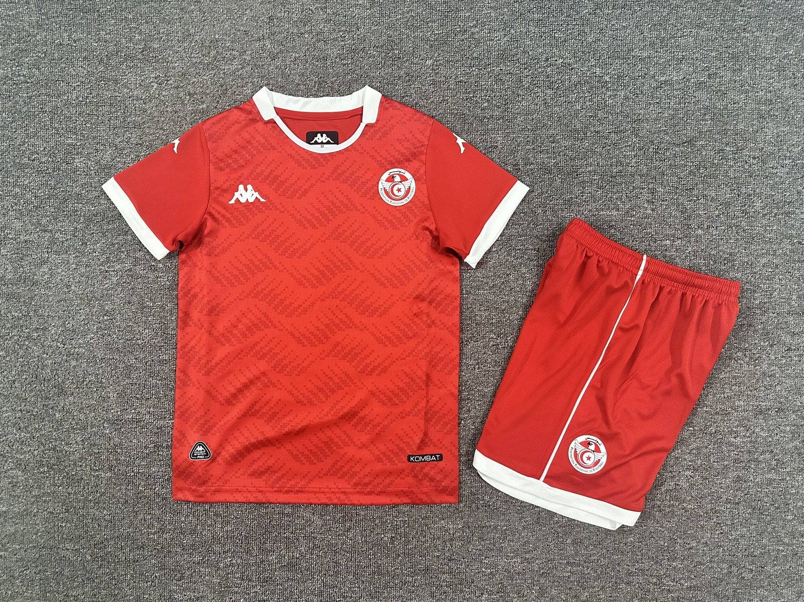 2026 Tunisia Hone Football Jersey 1:1 Thai Quality Kids Size