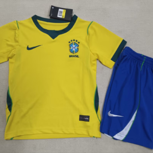 2026 Brazil Home Soccer Jersey 1:1 Thai Quality Kids Size