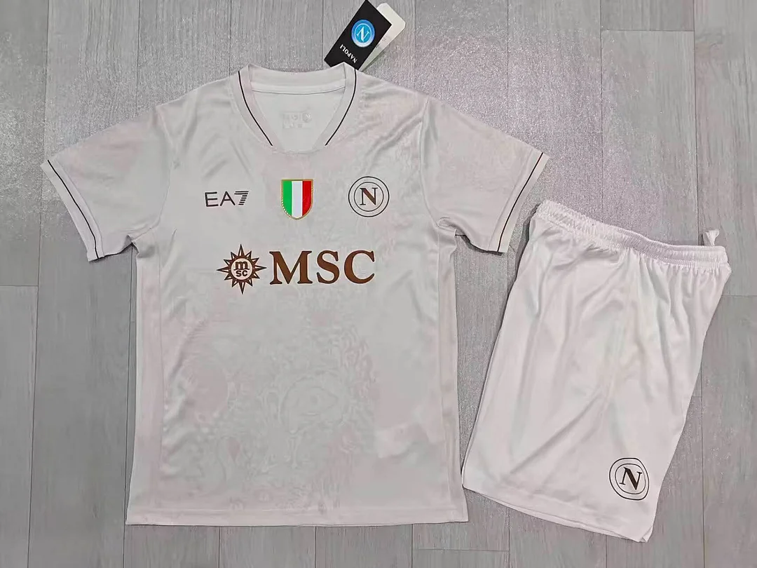 2025/2026 Napoli Away Soccer Jersey 1:1 Thai Quality Kids Size