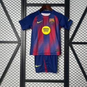 2025/2026 Barcelona Home Football Shirt 1:1 Thai Quality Kids Size