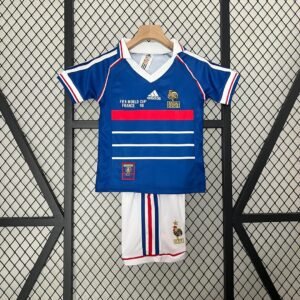1998 Retro France Home Football Shirt 1:1