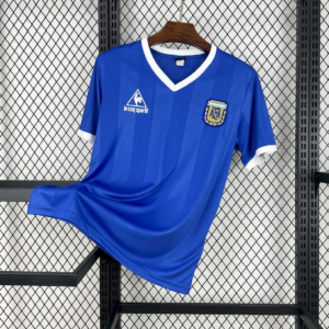 1986 Retro Argentina National Team Away Football Jersey 1:1