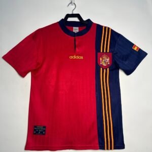 1996 Retro Spain National Team Home Football Jersey 1:1