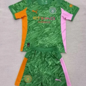 2025/2026 Manchester City Goalkeeper Green Set Football Shirt 1:1 Thai Quality