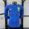 2025 Player Version Long Sleeve Brazil Away Soccer Jersey 1:1