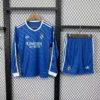 2025/2026 Long Sleeves Real Madrid Third Away Football Jersey 1:1 Thai Quality Kids Size