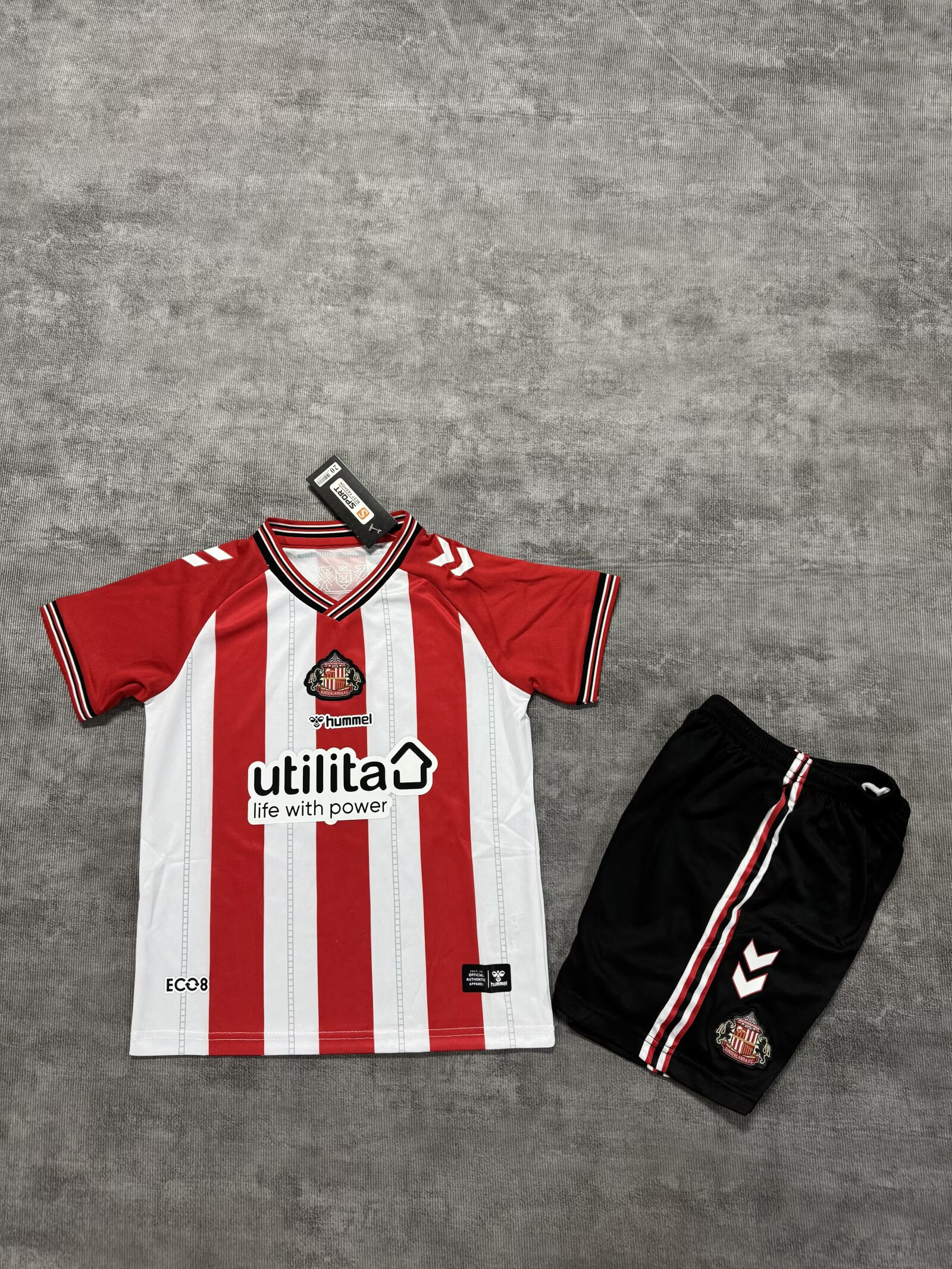 2025/2026 Sunderland Home Football Jersey 1:1 Thai Quality Kids Size