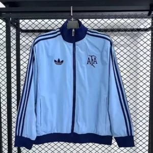 2026 Argentina Windbreaker Light Blue Soccer Jersey 1:1