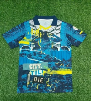 2025/2026 Manchester City Limited Edition Blue Football Shirt 1:1 Thai Quality