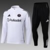 2025/2026 Inter Miami Half-Pull Training Suit White Football Shirt 1:1 Thai Quality
