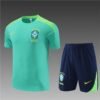 2025 Brazil Training Suit Special Edition Green Soccer Jersey 1:1