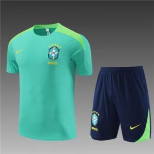 2025 Brazil Training Suit Special Edition Green Soccer Jersey 1:1