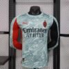 2025/2026 Long Sleeve Player Version AC Milan Goalkeeper Gray Football Shirt 1:1
