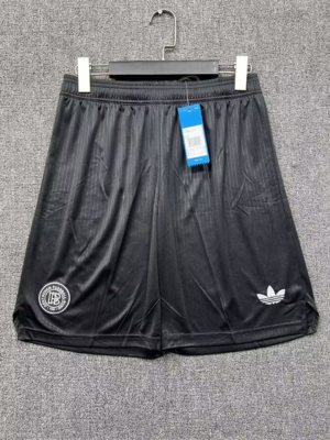 2025 Germany 125th Anniversary Edition Black Shorts 1:1 Thai Quality