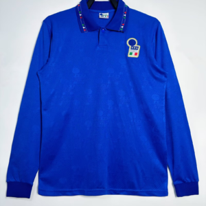 1994 Retro Italy Home Long Sleeve Soccer Shirt 1:1