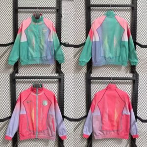 2025/2026 Barcelona Double-Sided Windbreaker Football Jersey 1:1 Thai Quality