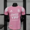 2025 Player Version Argentina Special Edition Pink Soccer Jersey 1:1