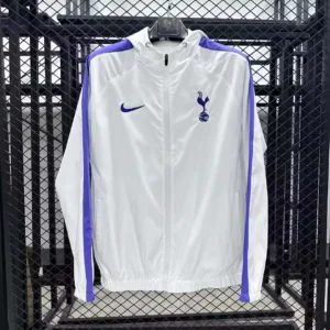 2025/2026 Tottenham Hotspur Windbreaker White Football Shirt 1:1 Thai Quality