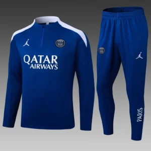 2025/2026 Paris Saint-Germain Half-Length Training Suit Blue 1:1 Thai Quality