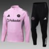 2025/2026 Inter Miami Half-Pull Training Suit Pink Football Shirt 1:1