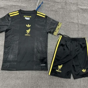 2025 Mexico National Team Special Edition Black Football Shirt 1:1 Quality Kids Size