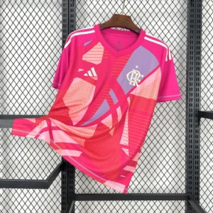 2025/2026 Flamengo Goalkeeper Pink Football Jersey 1:1 Thai Quality