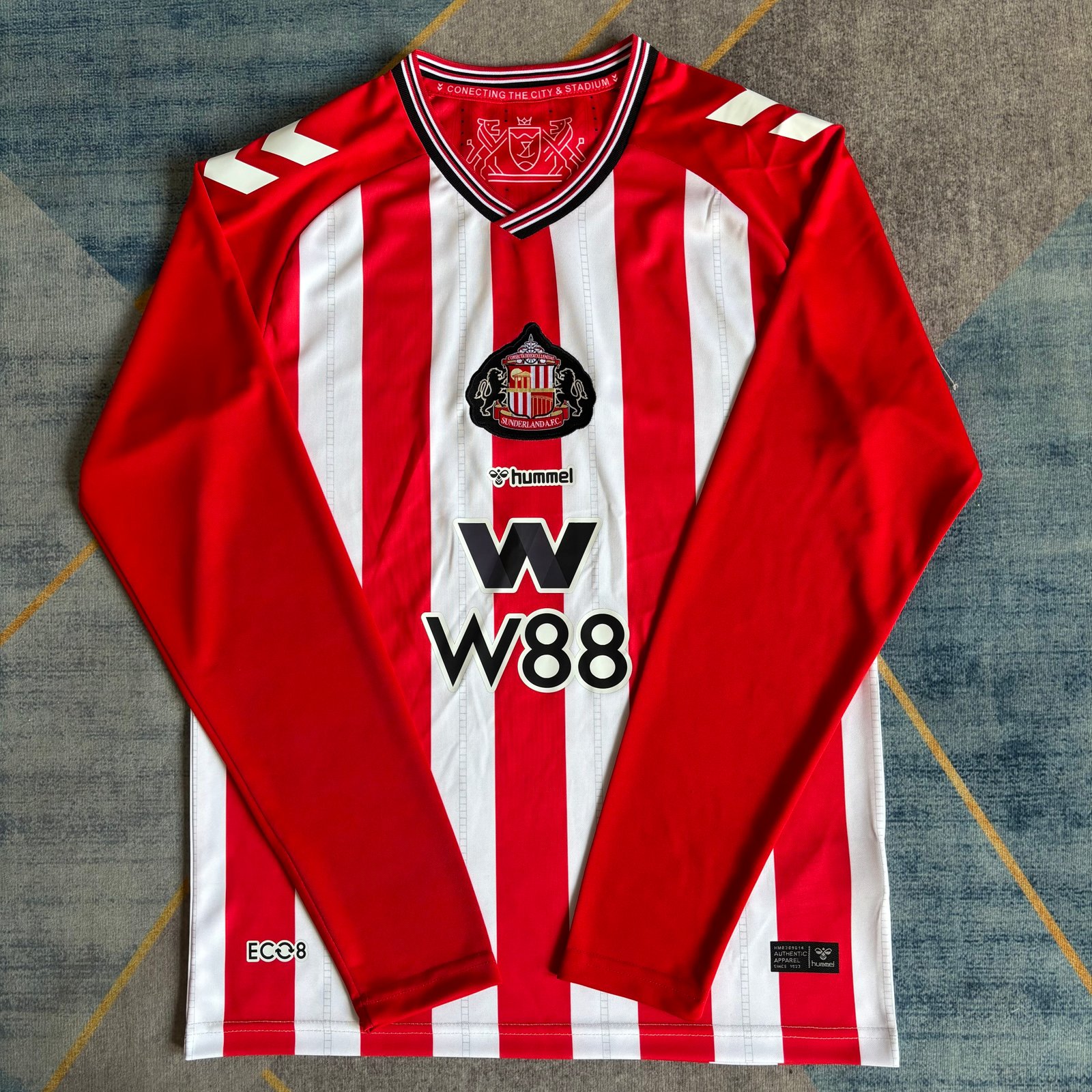2025/2026 Long Sleeves Sunderland Home Football Jersey 1:1 Thai Quality
