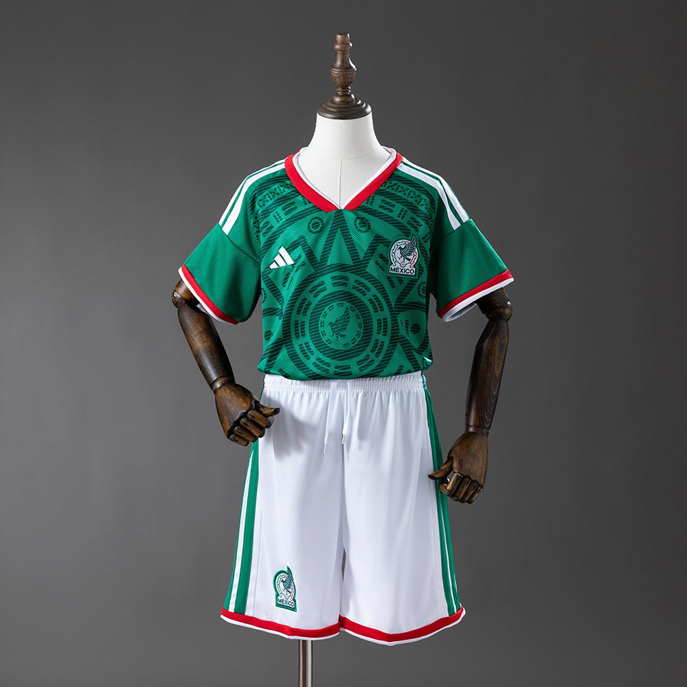KIDS - 2026 WORLD CUP - MEXICO HOME | JERSEY + SHORT
