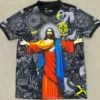 2025 Brazil Special Edition Jesus Red Grey Soccer Jersey 1:1