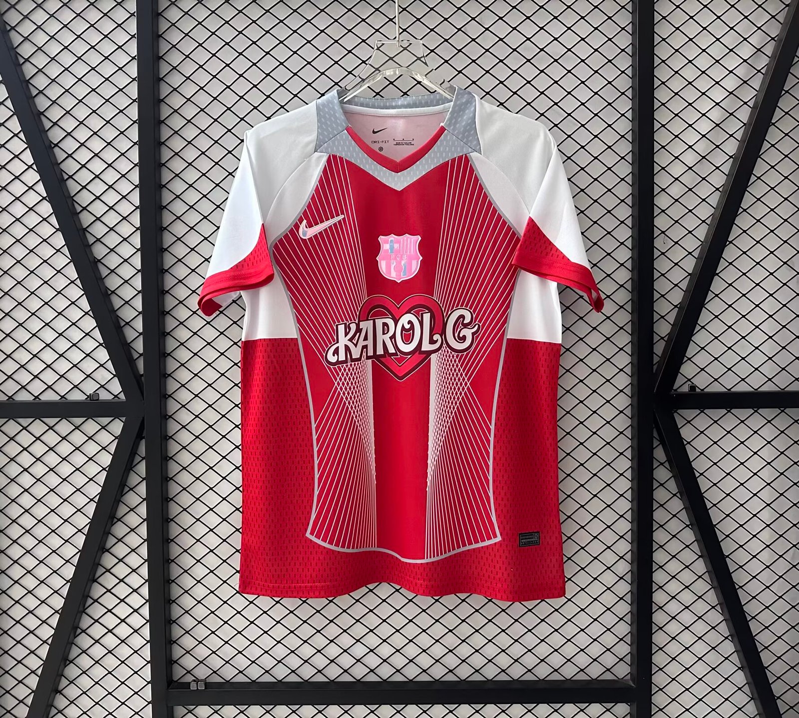 2025/2026 Barcelona KAROLG Advertising Edition Red Football Shirt 1:1 Thai Quality