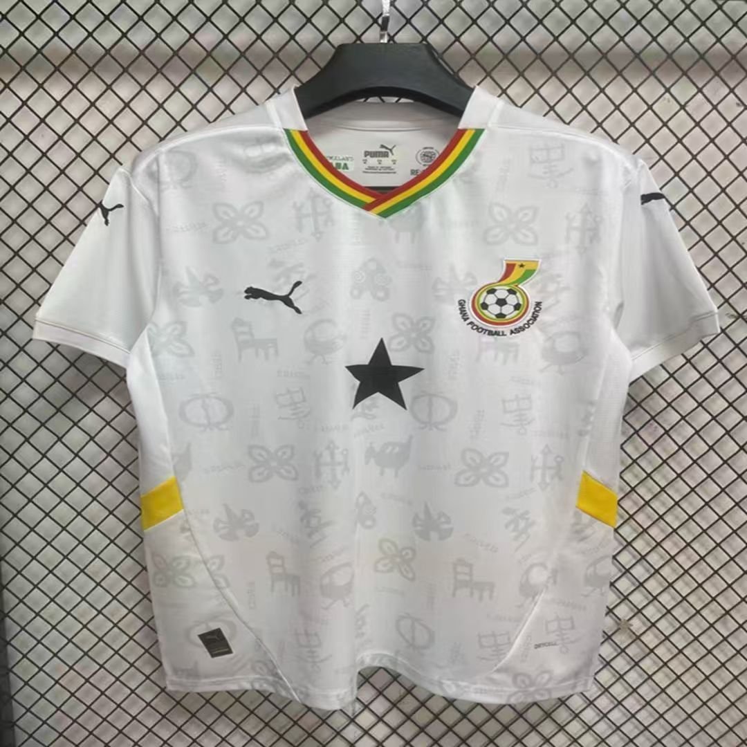 2025 Ghana National Home Football Shirt 1:1 Thai Quality