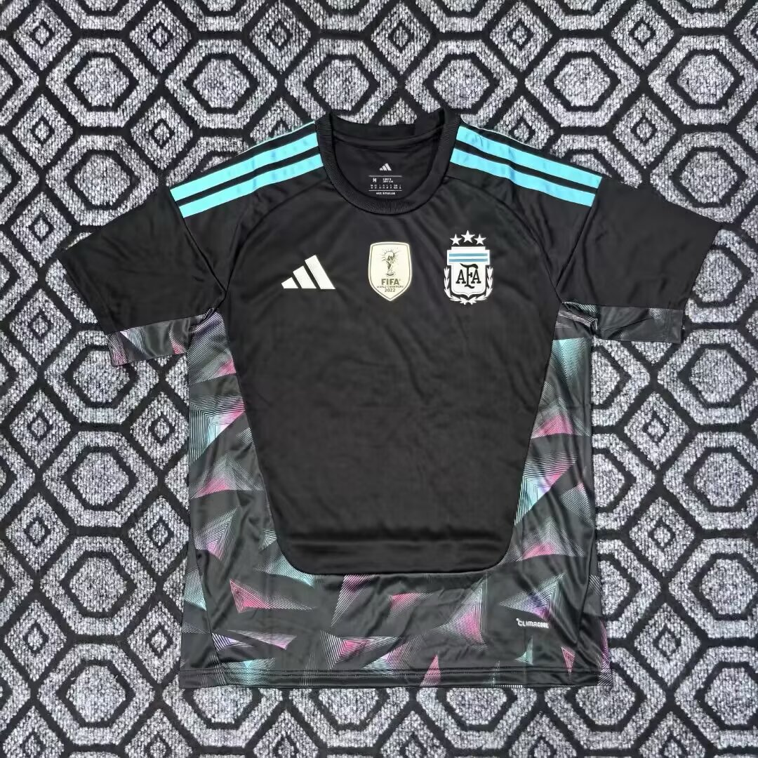 2026 Argentina Goalkeeper Black Soccer Jersey 1:1 Thai Quality
