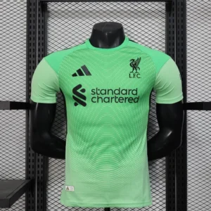 2025/2026 Player Version Liverpool Goalkeeper Green Soccer Jersey 1:1 Thai Quality