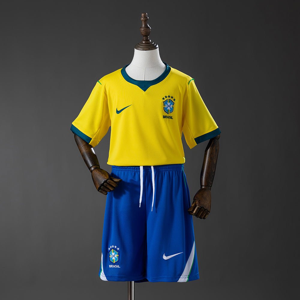 KIDS - 2026 WORLD CUP - BRAZIL HOME | JERSEY + SHORT