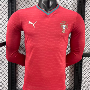 2026 Long Sleeve Player Version Portugal National Team Home Football Jersey 1:1 Thai Quality