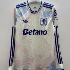 2025/2026 Long Sleeves Aston Villa Third Away Football Jersey 1:1 Thai Quality