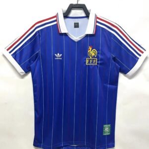1982 Retro France Home Football Shirt 1:1