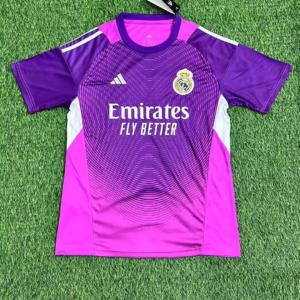 2025/2026 Real Madrid Goalkeeper Purple Red Football Jersey 1:1 Thai Quality