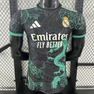 2025/2026 Player Version Real Madrid Special Edition Green Dragon Football Jersey 1:1 Thai Quality