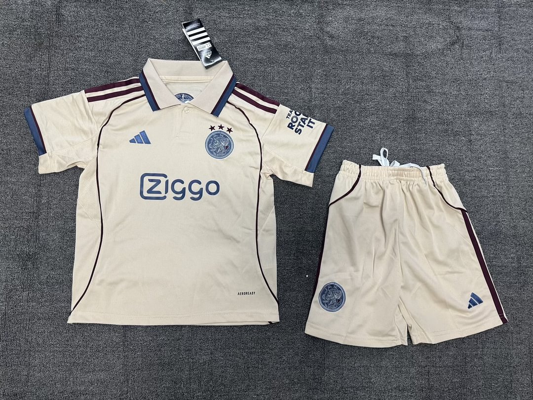 2025/2026 Ajax Third Away Football Jersey 1:1 Thai Quality Kids Size