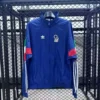 2025 Italy Windbreaker Blue Soccer Shirt 1:1 Thai Quality