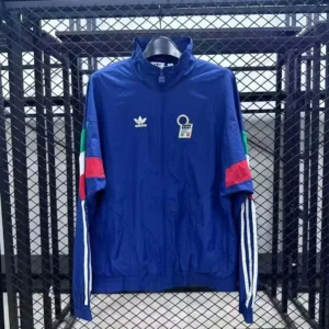 2025 Italy Windbreaker Blue Soccer Shirt 1:1 Quality