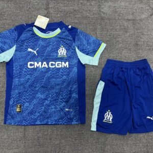 2025/2026 Olympique de Marseille Third Away Football Jersey 1:1 Thai Quality Kids Size