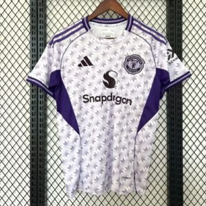 2025/2026 Manchester United Special Edition White Purple Football Shirt 1:1 Thai Quality