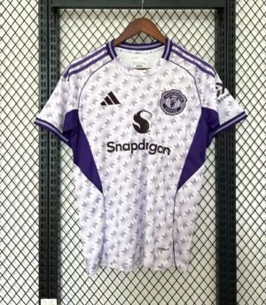 2025/2026 Manchester United Special Edition White Purple Football Shirt 1:1 Thai Quality