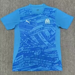 2025/2026 Olympique Marseille Pre-Match Training Suit Football Jersey 1:1 Quality