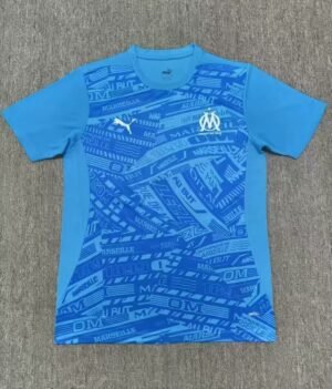 2025/2026 Olympique Marseille Pre-Match Training Suit Football Jersey 1:1 Thai Quality
